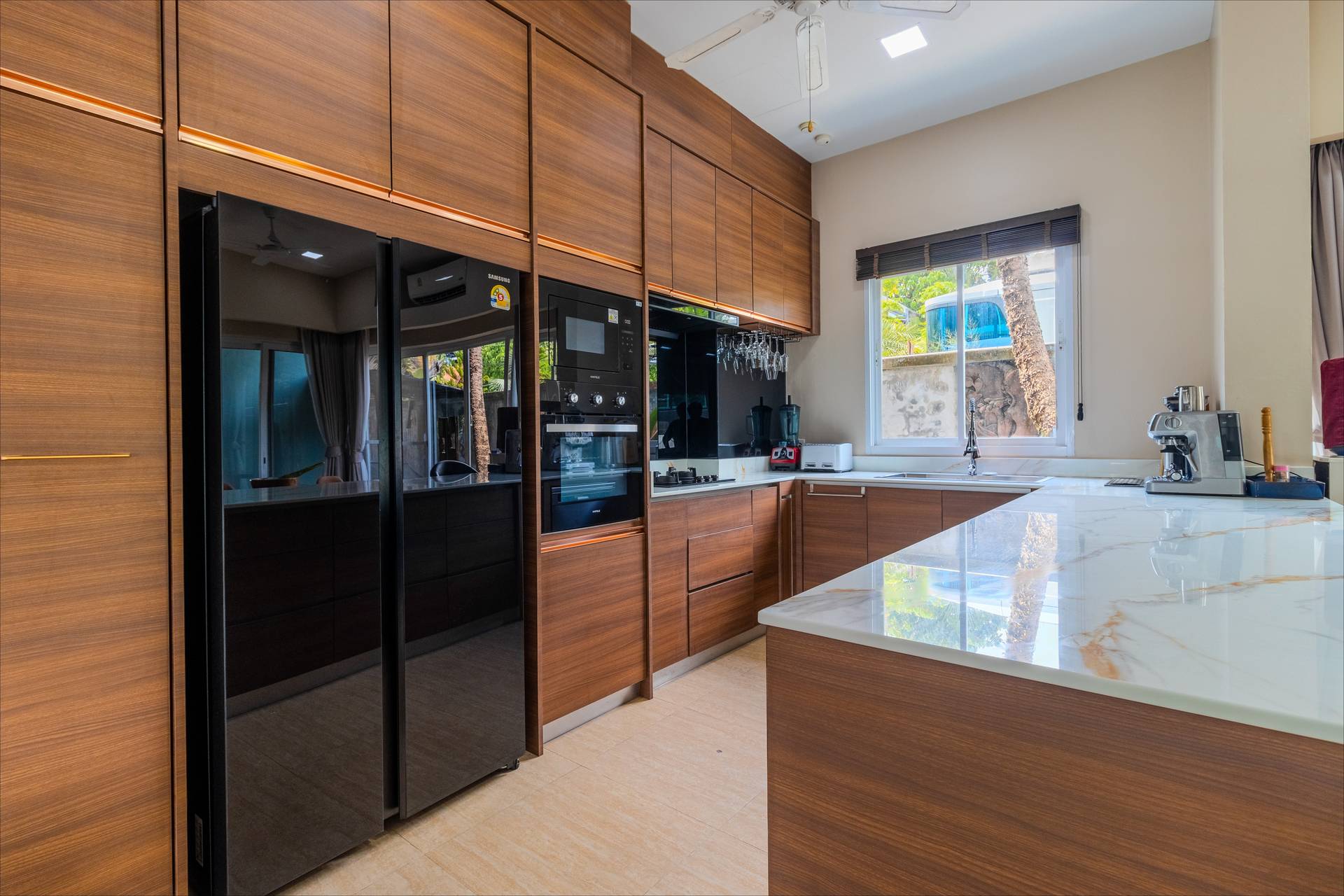 Professional kitchen for preparing group meals