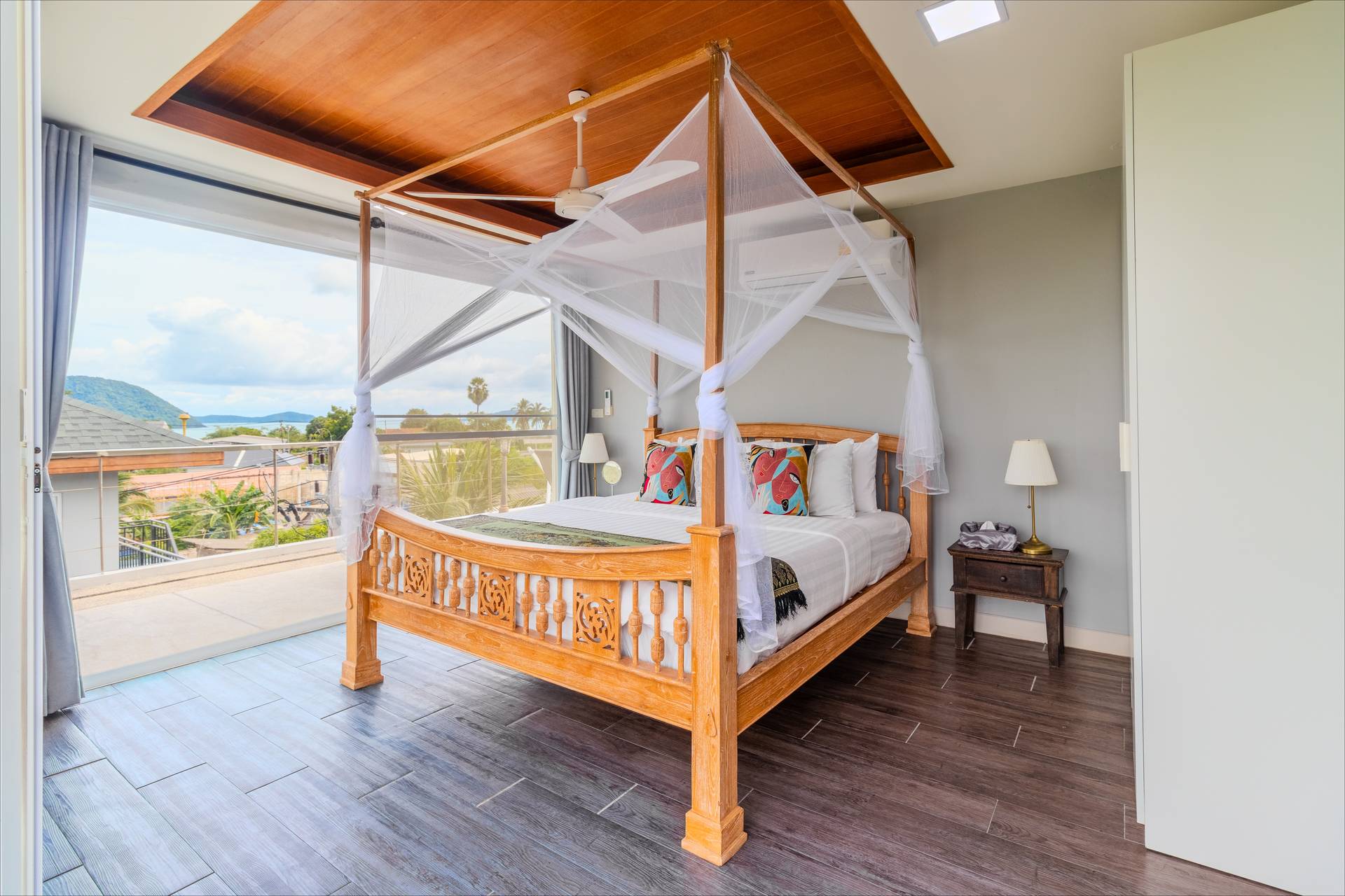 Master suite with luxury king bed and ensuite